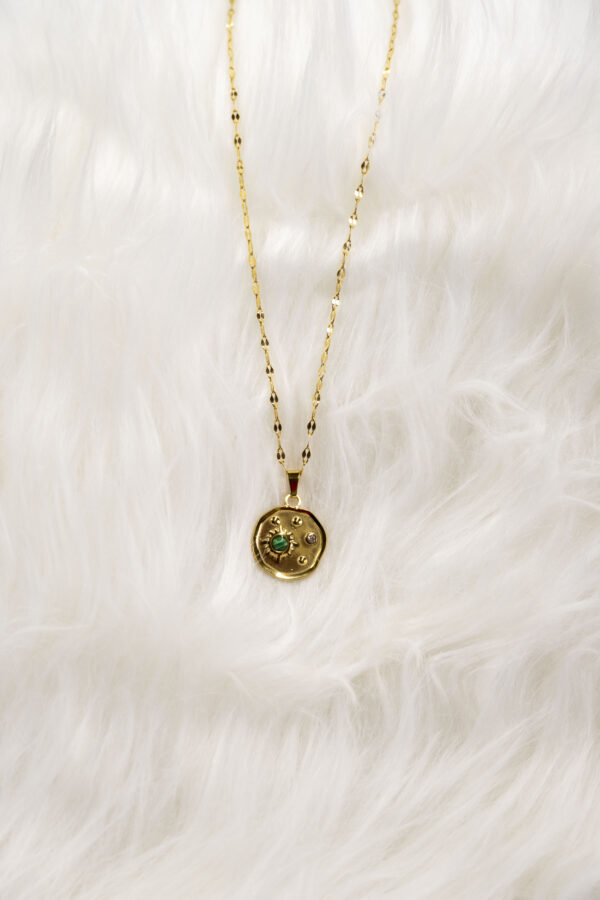 Earth Moon Planet Necklace - Image 2