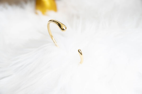 Thin Open Cuff Bangle Bracelet