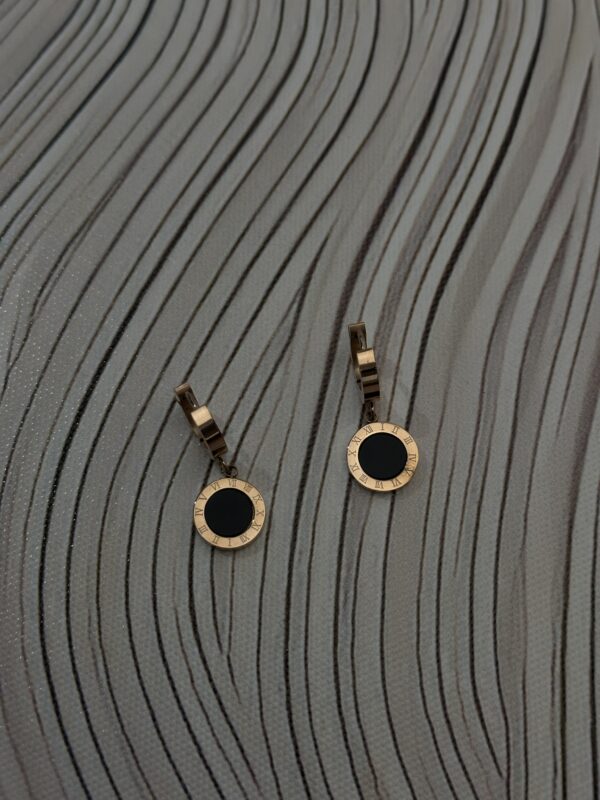 Roman Numeral Drop Earring - Image 2