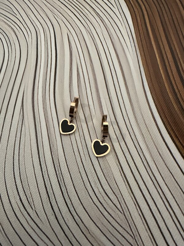 Heart Drop Earring - Image 2