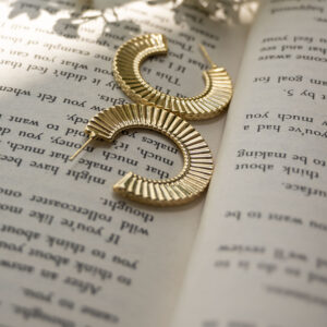 Textured Flat Earrings
