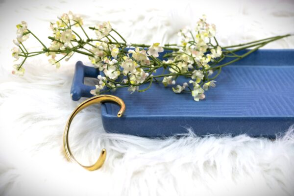 Classy Open Cuff Bangle Bracelet - Image 2